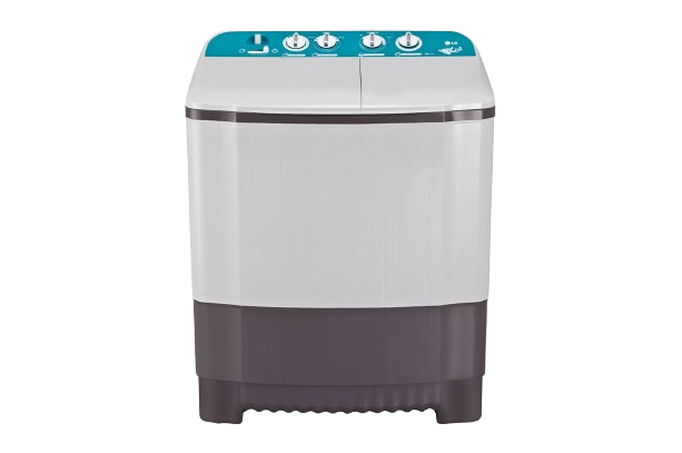 LG 6Kg Semi Automatic Top Load Washing Machine, Roller Jet Pulsator, Dark Gray